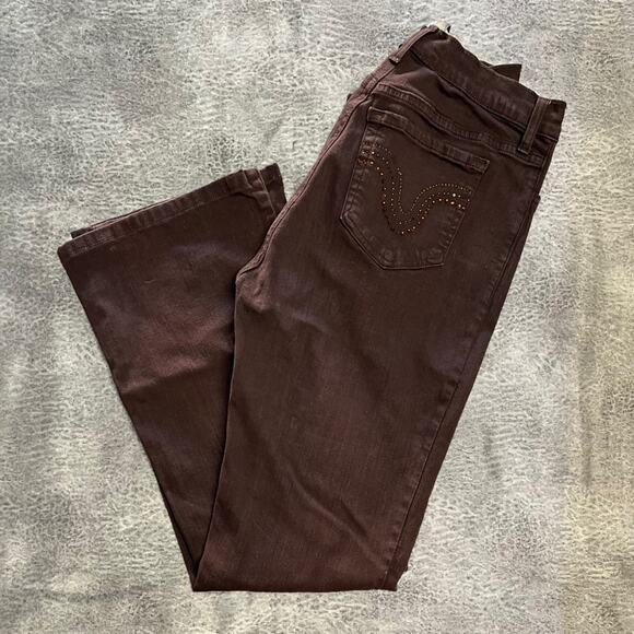 Y2k not your daughters brown bootcut pants - Picture 1 of 9